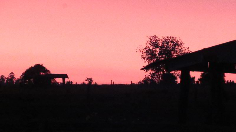 Imagem de amanhecer no sítio