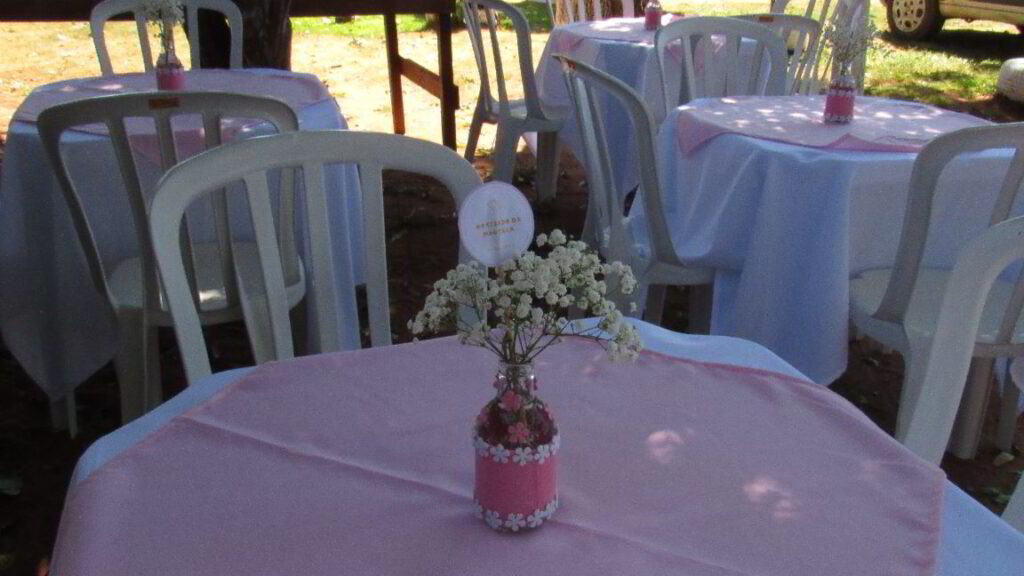 Imagem: detalhe da mesa.